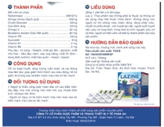 LAZINE EXTRA Hoạt Huyết Dưỡng Não Tăng Tuần Hoàn Lưu Thông Máu Lên Não đau đầu Đau nửa đầu hoa mắt chóng mặt ù tai đau mỏi vai gáy suy giảm trí nhớ thiếu máu lên não rối loạn tiền đình tai biến tắc mạch Nine's Beauty Nines