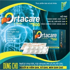 [Chính Hãng] Thực phẩm chức năng giải độc gan Ortacare, hỗ trợ thanh nhiệt, giải độc, mát gan Nine's Beauty Nines Beauty Dược Mỹ Phẩm Phan An Green