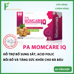 PA Momcare IQ Viên sắt cho bà bầu bổ sung sức khoẻ mẹ và bé Nines Beauty Dược mỹ phẩm Phan An Green