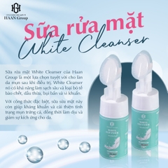 White Cleanser Sữa rửa mặt ngăn ngừa mụn an toàn cho mọi loại da 115gr