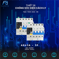 Thiết bị chống sốc điện cách ly AB63A-3P