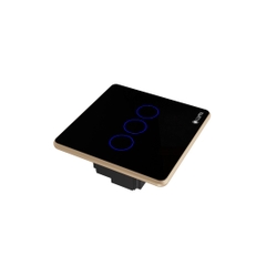 Công tắc cảm ứng kính phẳng viền nhôm