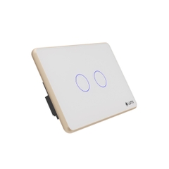 Công tắc cảm ứng kính phẳng viền nhôm