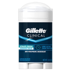 Lăn khử mùi dạng sáp dành cho nam Gillette Clinical Antiperspirant Deodorant for Men Ultimate Fresh Scent 76g (Mỹ)