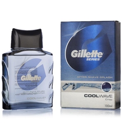 Nước Hoa Sau Cạo Râu Gillette After Shave Splash Cool Wave 100ml