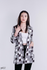 Áo Khoác Vest Caro Nữ XK AGR22