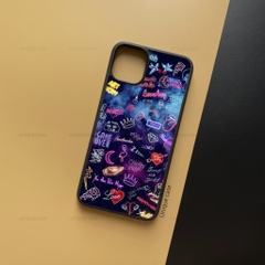 Ốp lưng điện thoại iPhone Unique Casein họa tiết neon NEON011