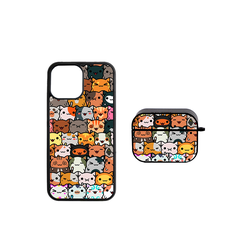 Combo Ốp lưng iPhone và Case Airpods Unique Case CB005