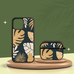 Combo Ốp lưng iPhone và Case AirPods Tropical Oops OPCBA046