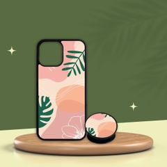 Combo Ốp lưng iPhone và Giá đỡ điện thoại Tropical Oops OPCBP042