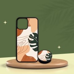 Combo Ốp lưng iPhone và Giá đỡ điện thoại Tropical Oops OPCBP043
