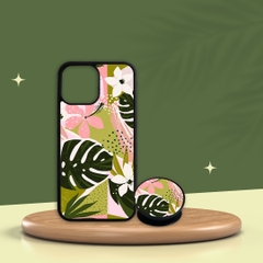 Combo Ốp lưng iPhone và Giá đỡ điện thoại Tropical Oops OPCBP045