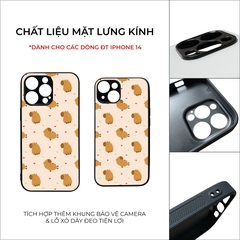 Ốp lưng Unique Case dành cho điện thoại iPhone in hình Capybara ANI082