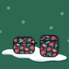 Case AirPods Noel bảo vệ hộp sạc tai nghe Oops in họa tiết Giáng Sinh OPAP074
