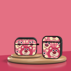 Combo Ốp lưng iPhone và Case AirPods in hình gấu dâu Lotso Bear Oops OPCBA101