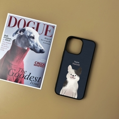 Combo Ốp lưng iPhone và Giá đỡ điện thoại Woof in hình chó French Bulldog Oops OPCBP026