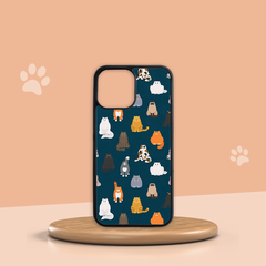 Combo Ốp lưng iPhone và Case AirPods Meow in hình mèo Oops OPCBA033