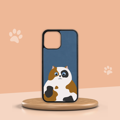Combo Ốp lưng iPhone và Giá đỡ điện thoại Meow in hình mèo Oops Case OPCBP035