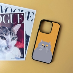 Combo Ốp lưng iPhone và Giá đỡ điện thoại Meow in hình mèo Oops Case OPCBP037