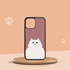 Combo Ốp lưng iPhone và Giá đỡ điện thoại Meow in hình mèo Oops Case OPCBP038