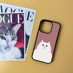 Combo Ốp lưng iPhone và Giá đỡ điện thoại Meow in hình mèo Oops Case OPCBP038
