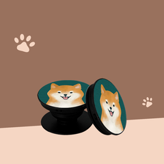 Giá đỡ điện thoại Woof in hình chó Shiba Inu dog Oops Case OPPSK024