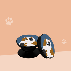 Giá đỡ điện thoại Giá đỡ điện thoại Meow in hình mèo Oops Case OPPSK035