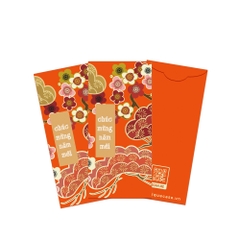 [Quà tặng không bán] Bộ bao lì xì Unique Case 2024 - 6 cái