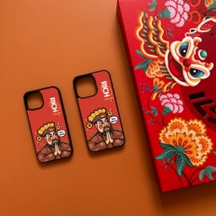 Ốp lưng Unique Case dành cho điện thoại iPhone Tết 2024 Collection TET063 in hình thần tài