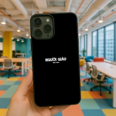 Ốp lưng điện thoại Unique Case dành cho iPhone in chữ giàu tình cảm TYPO104 - ảnh 3