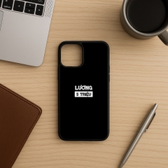 Ốp lưng Unique Case dành cho iPhone in chữ  Lương 5 Triệu TYPO105 - ảnh 2