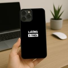 Ốp lưng Unique Case dành cho iPhone in chữ  Lương 5 Triệu TYPO105 - ảnh 3
