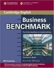 Business Benchmark Pre-Intermediate to Intermediate Student's Book BEC Preliminary Edition 1st Edition