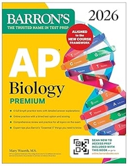 AP Biology Premium, 2026: Prep Book with 6 Practice Tests + Comprehensive Review + Online Practice (Barron's AP Prep)