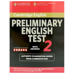 Cambridge Preliminary English Test 2 Student's Book with Answers FAHASA Reprint Edition