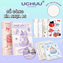 Sổ Còng Bìa Nhựa B5