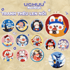 Tranh Thêu Len Nổi