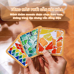 Lót Ly Khảm Đá Mosaic