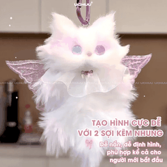 Set Móc Khoá Mèo Bông