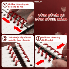 Sổ Còng Bìa Nhựa B5