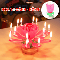 Nến Sinh Nhật Hoa Sen