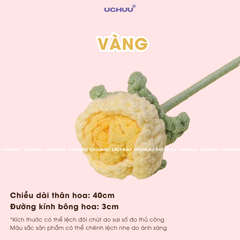 Búp Hoa Hồng Len