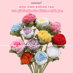 Búp Hoa Hồng Len