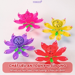 Nến Sinh Nhật Hoa Sen