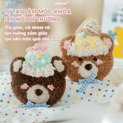 Móc Khoá Len Nổi