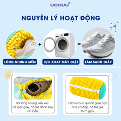 Túi Giặt Giày Lông Nhung