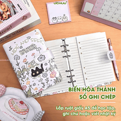 Sổ Còng Bìa Da PU