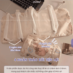 Túi Đựng Mỹ Phẩm 4 Trong 1