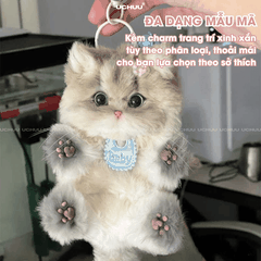 Set Móc Khoá Mèo Bông