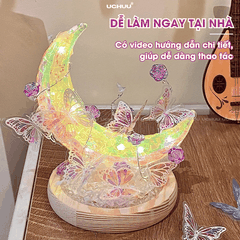 Đèn Trăng Bướm DIY